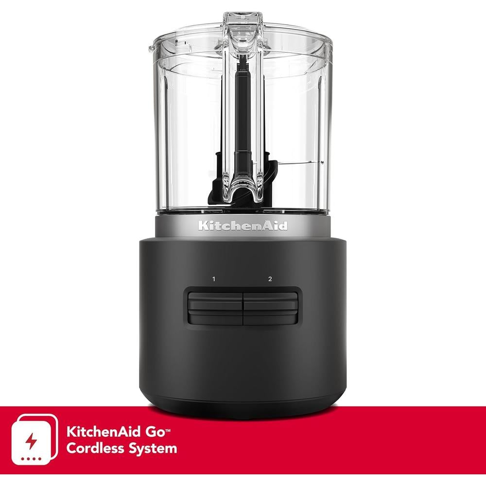 KITCHENAID KFCR500, PICADORA DE ALIMENTOS INALÁMBRICA GO | NEGRO MATE - 2
