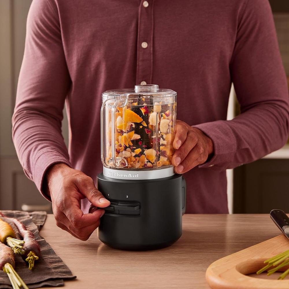 KITCHENAID KFCR500, PICADORA DE ALIMENTOS INALÁMBRICA GO | NEGRO MATE - 4