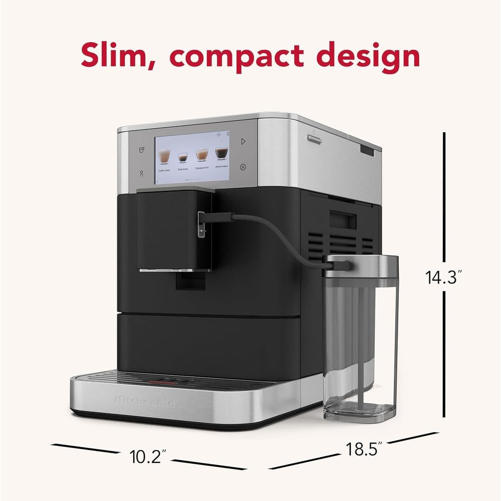KITCHENAID, MÁQUINA DE CAFÉ ESPRESSO TOTALMENTE AUTOMÁTICA KF8 | NEGRO - 2