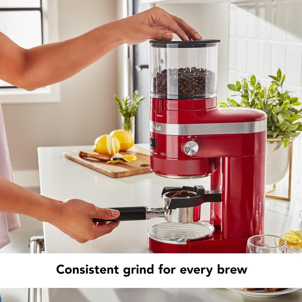 KITCHENAID KCG8433, MOLINILLO DE CAFÉ | ROJO IMPERIO - 3