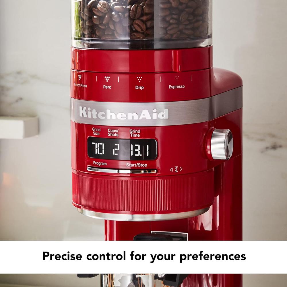 KITCHENAID KCG8433, MOLINILLO DE CAFÉ | ROJO IMPERIO - 4