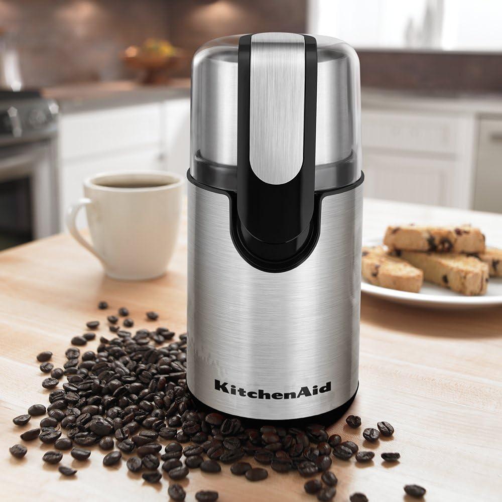 KITCHENAID BCG111OB, MOLINILLO DE CAFÉ DE CUCHILLAS 4 OZ / 118 ML | NEGRO ÓNIX - 5
