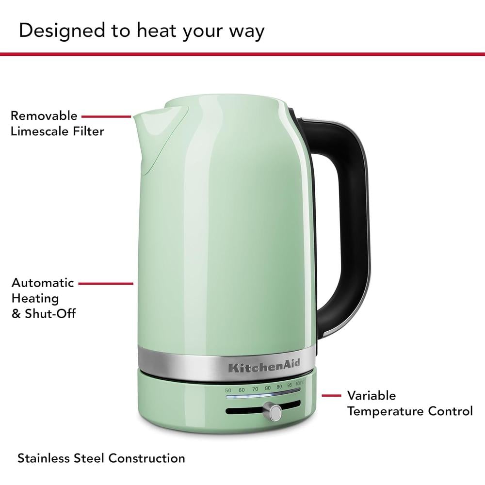 KITCHENAID KEK1701, HERVIDOR ELÉCTRICO 1.7 L | PISTACHO - 4