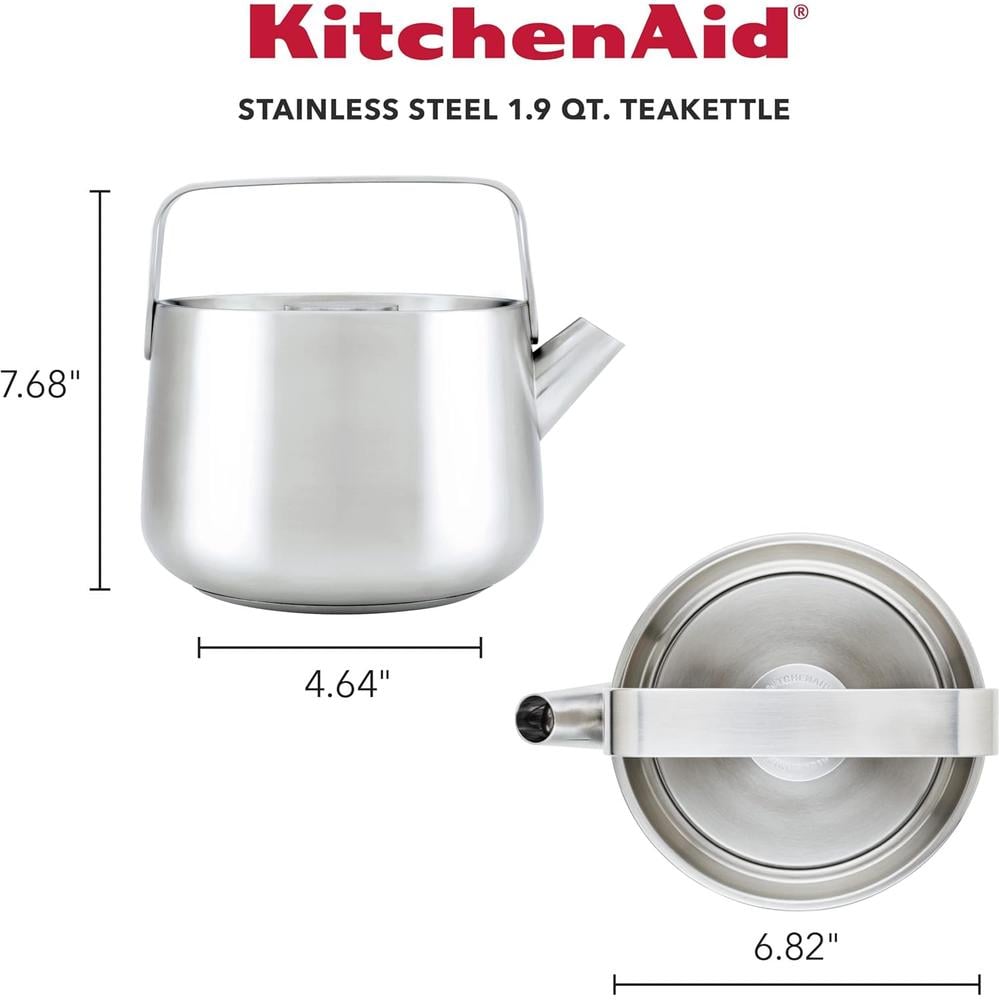 KITCHENAID, TETERA SILBANTE 1.9 QT | ACERO INOXIDABLE CEPILLADO - 2