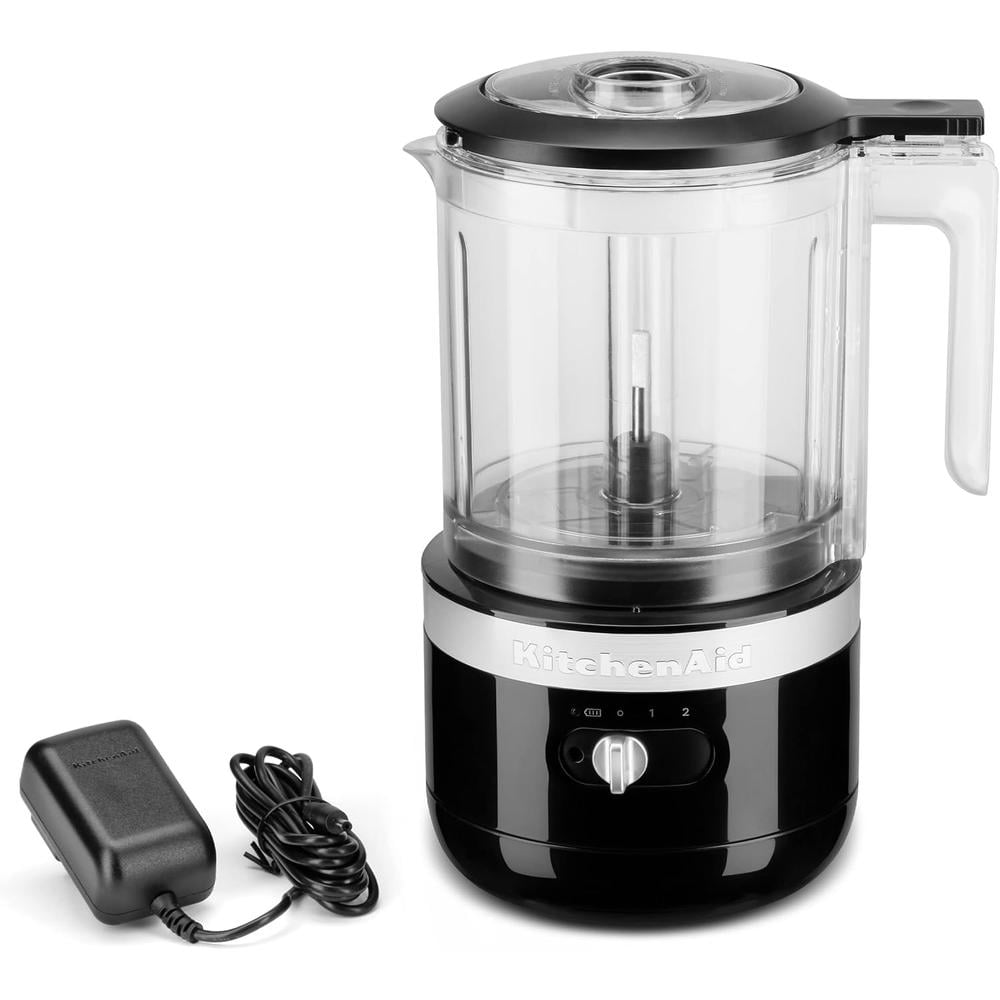 KITCHENAID KFCB519OB, PICADORA DE ALIMENTOS INALÁMBRICA 5 QT / 4.7 L | NEGRO ÓNIX - 1