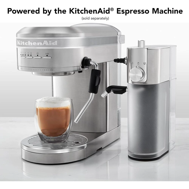 KITCHENAID KESMK5, ACCESORIO ESPUMADOR AUTOMÁTICO DE LECHE METÁLICO BLANCO - 6
