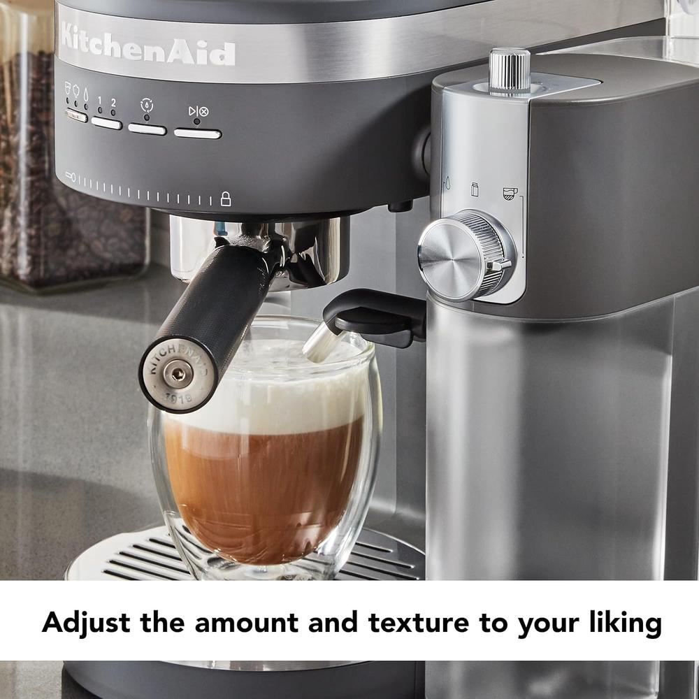 KITCHENAID KESMK5, ACCESORIO ESPUMADOR AUTOMÁTICO DE LECHE METÁLICO NEGRO - 5