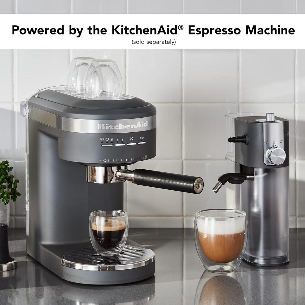 KITCHENAID KESMK5, ACCESORIO ESPUMADOR AUTOMÁTICO DE LECHE METÁLICO NEGRO - 6
