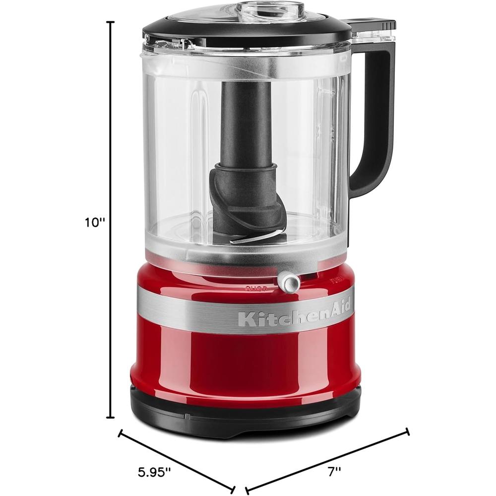 KITCHENAID KFC0516ER, PICADORA DE ALIMENTOS 5 QT / 4.7 L | ROJO IMPERIO - 4
