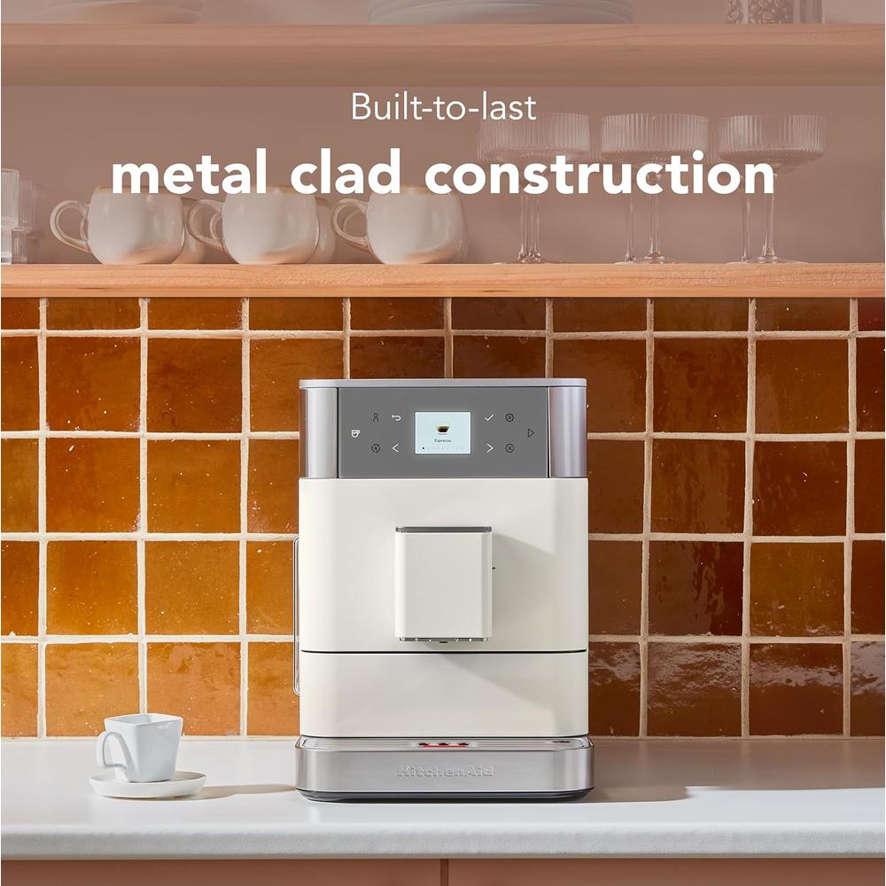 KITCHENAID, CAFETERA ESPRESSO TOTALMENTE AUTOMÁTICA KF6 | PORCELANA BLANCA - 4