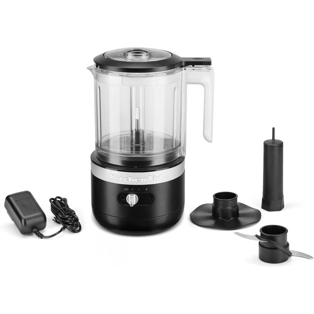 KITCHENAID KFCB519BM, PICADORA DE ALIMENTOS INALÁMBRICA 5 QT / 4.7 L | NEGRO MATE - 3