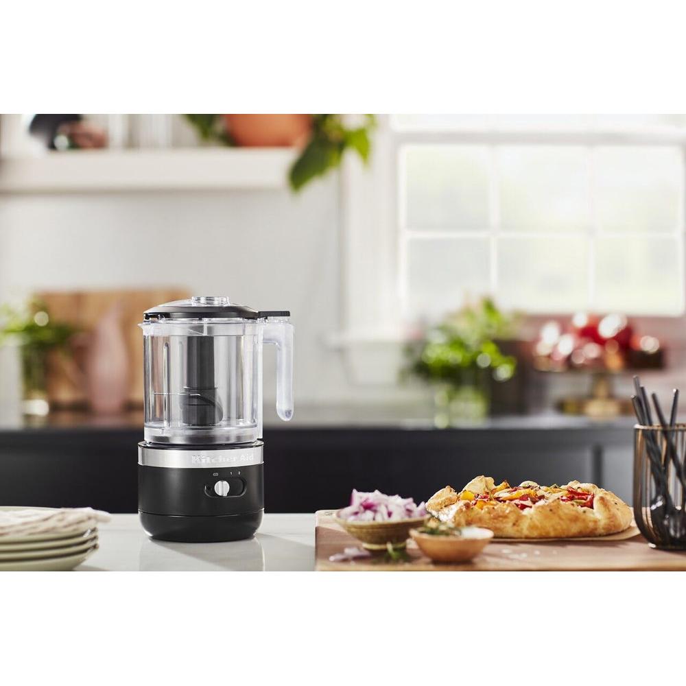KITCHENAID KFCB519BM, PICADORA DE ALIMENTOS INALÁMBRICA 5 QT / 4.7 L | NEGRO MATE - 4