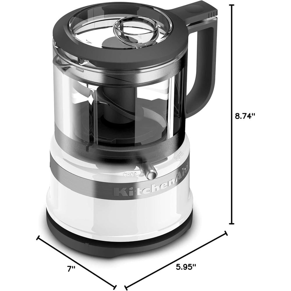 KITCHENAID KFC3516WH, PICADORA DE ALIMENTOS 3.5 QT / 3.3 L | BLANCO - 5
