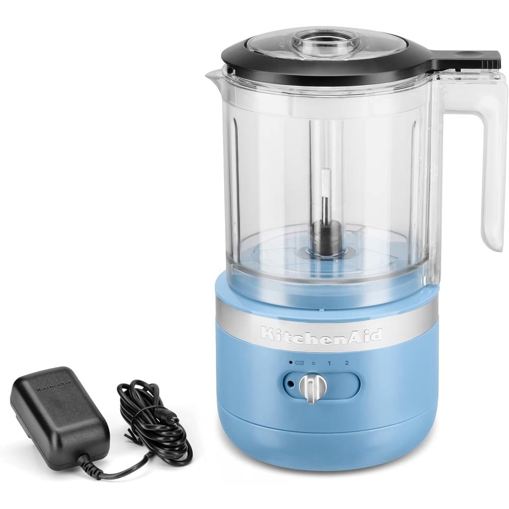 KITCHENAID, PICADORA DE ALIMENTOS INALÁMBRICA 5 QT / 4.7 L | TERCIOPELO AZUL - 1