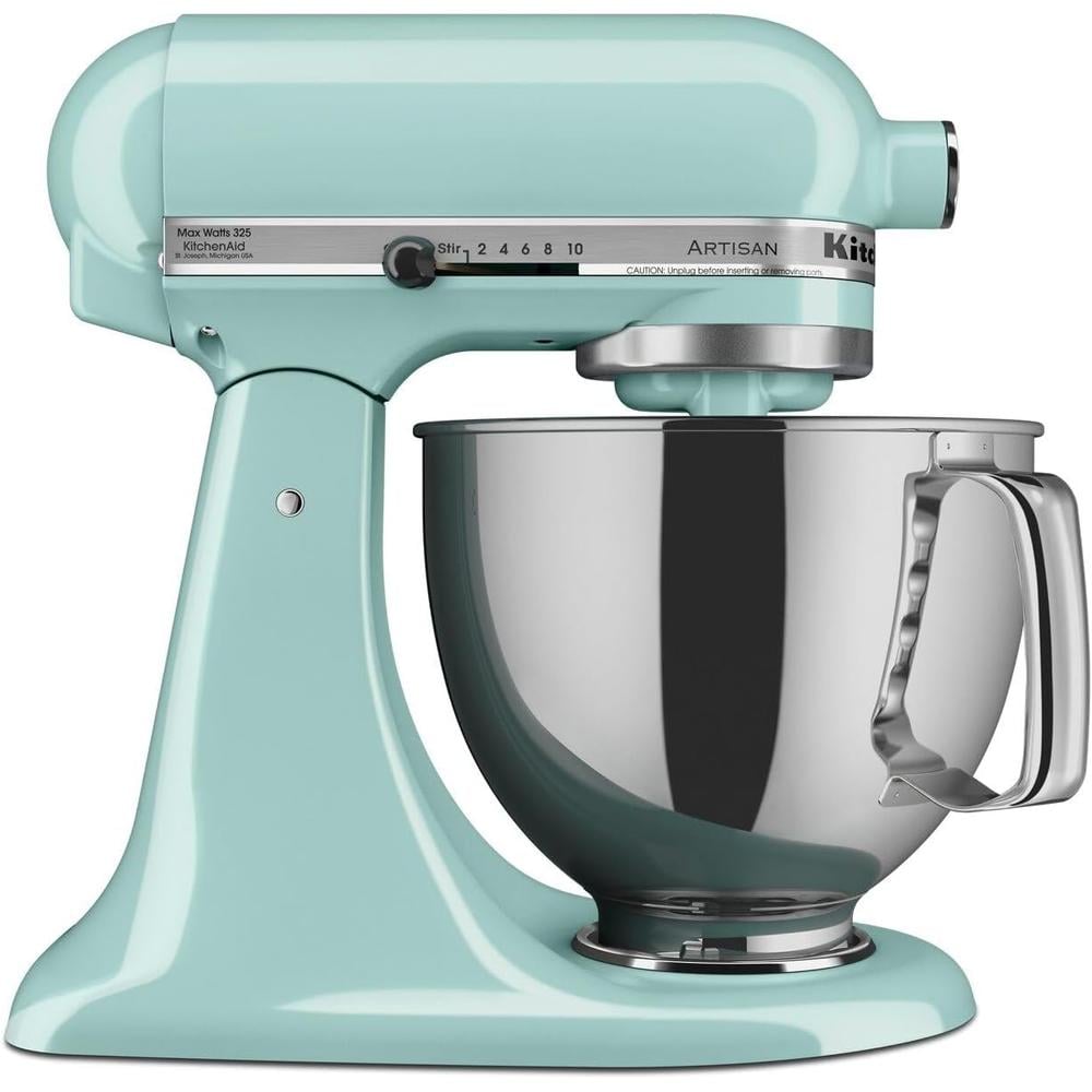 KITCHENAID ARTISAN, BATIDORA DE PIE 5 QT / 4.7 L CON PROTECTOR | AZUL HIELO - 1