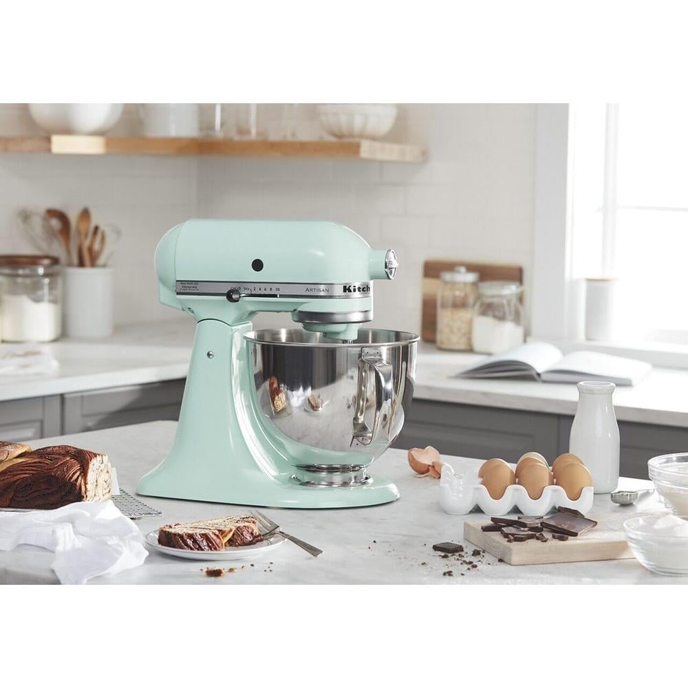 KITCHENAID ARTISAN, BATIDORA DE PIE 5 QT / 4.7 L CON PROTECTOR | AZUL HIELO - 3