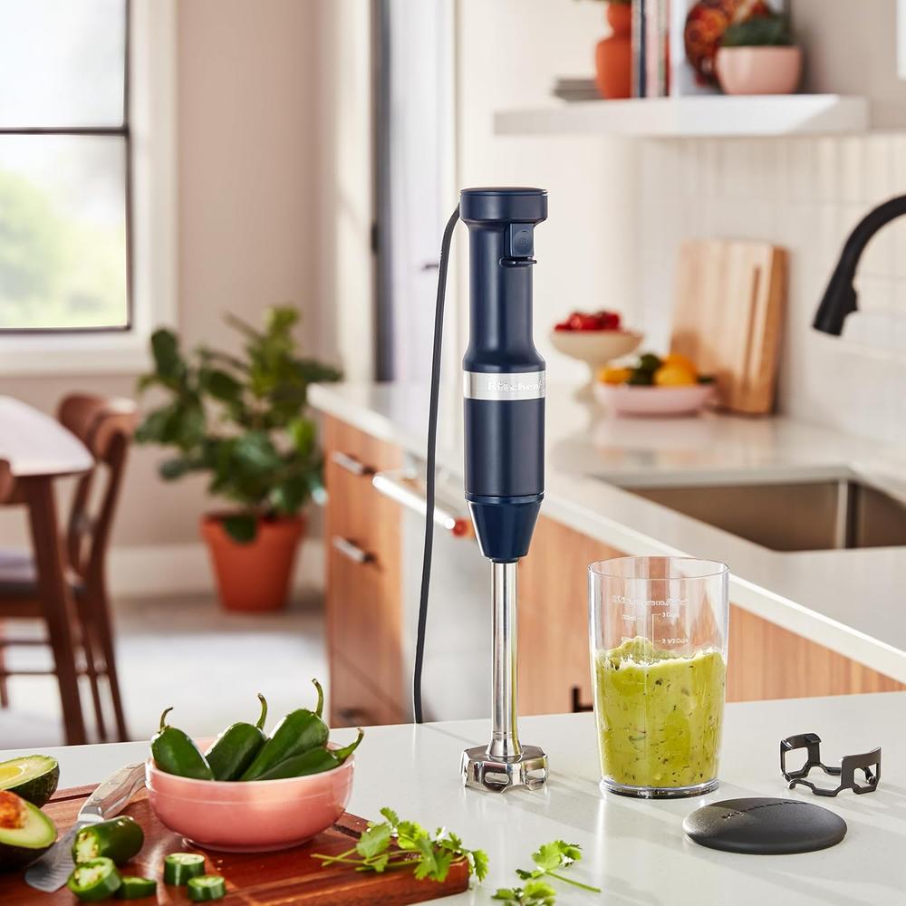 KITCHENAID KHBV53, BATIDORA DE MANO CON CABLE VELOCIDAD VARIABLE | AZUL TINTA - 4