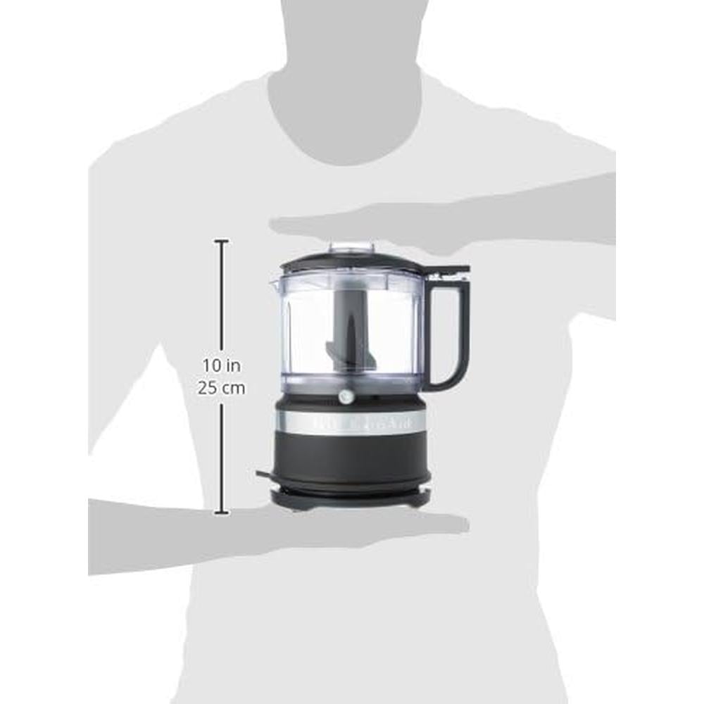 KITCHENAID KFC3516BM, PICADORA DE ALIMENTOS 3.5 QT / 3.3 L | NEGRO MATE - 3