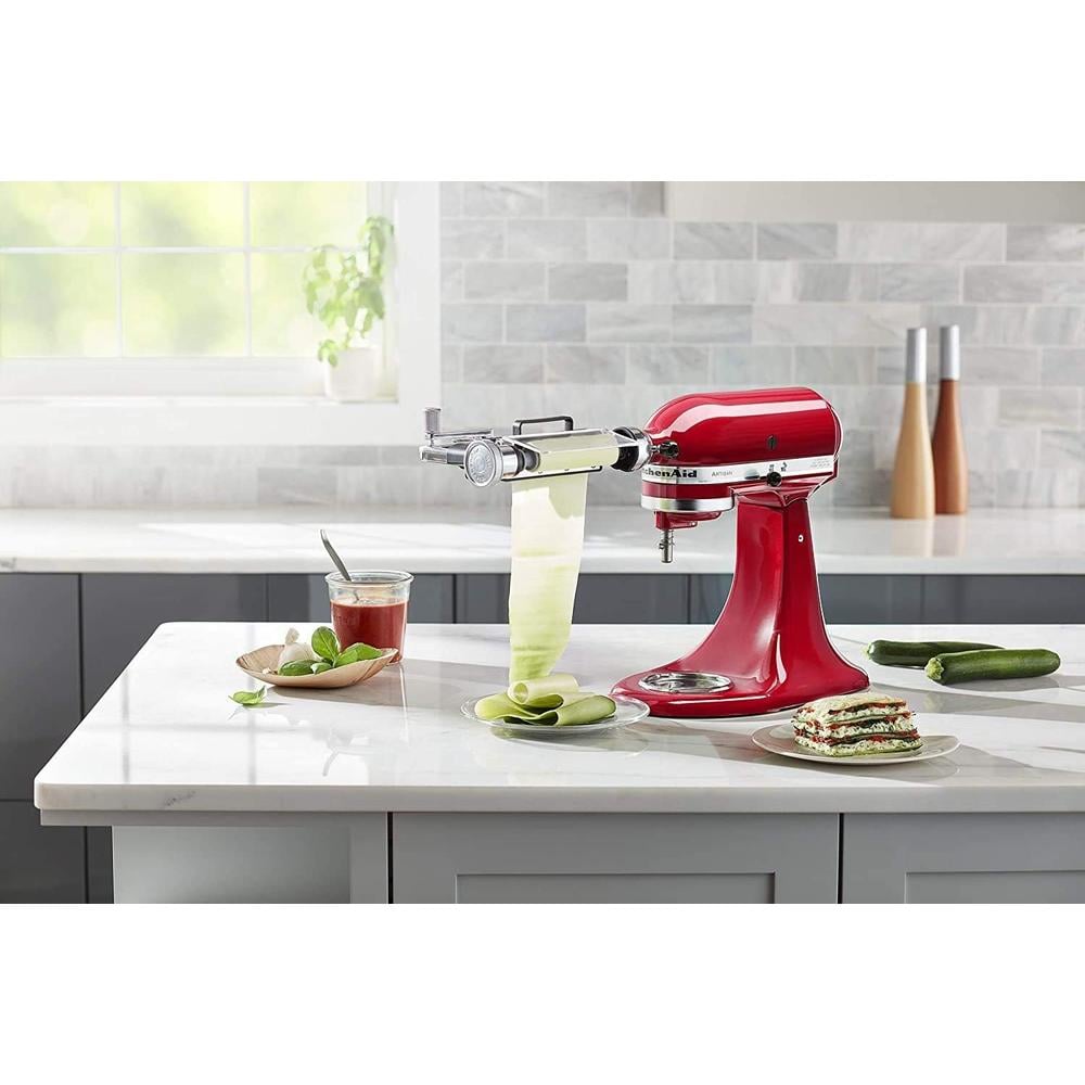 KITCHENAID KSM2SCA, ACCESORIO CORTADOR DE VERDURAS EN LÁMINAS CON CUCHILLA | ROJO - 4