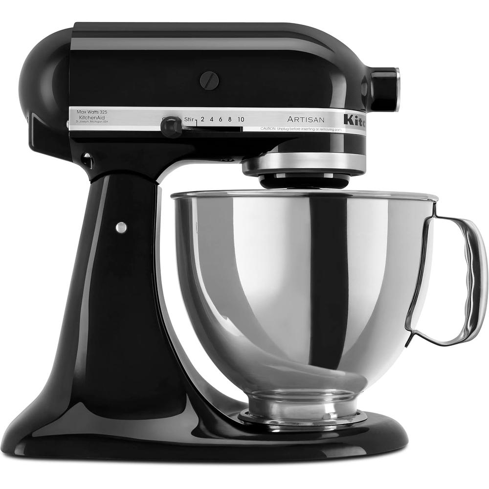 KITCHENAID ARTISAN, BATIDORA DE PIE 5 QT / 4.7 L CON PROTECTOR | NEGRO ÓNIX - 1