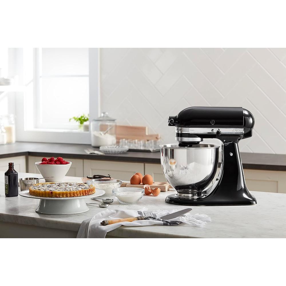 KITCHENAID ARTISAN, BATIDORA DE PIE 5 QT / 4.7 L CON PROTECTOR | NEGRO ÓNIX - 6