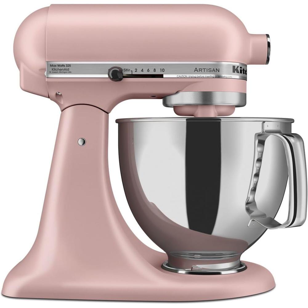 KITCHENAID ARTISAN, BATIDORA DE PIE 5 QT / 4.7 L CON PROTECTOR | ROSA SECO - 1