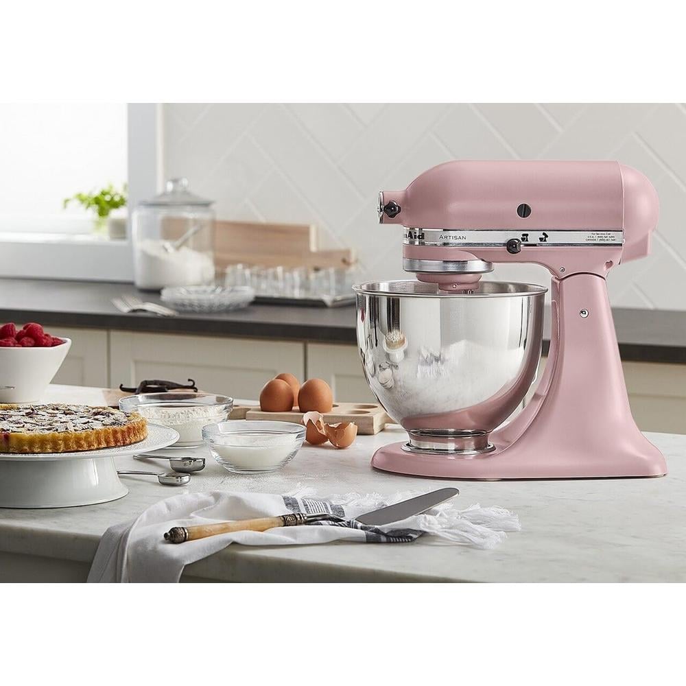 KITCHENAID ARTISAN, BATIDORA DE PIE 5 QT / 4.7 L CON PROTECTOR | ROSA SECO - 3