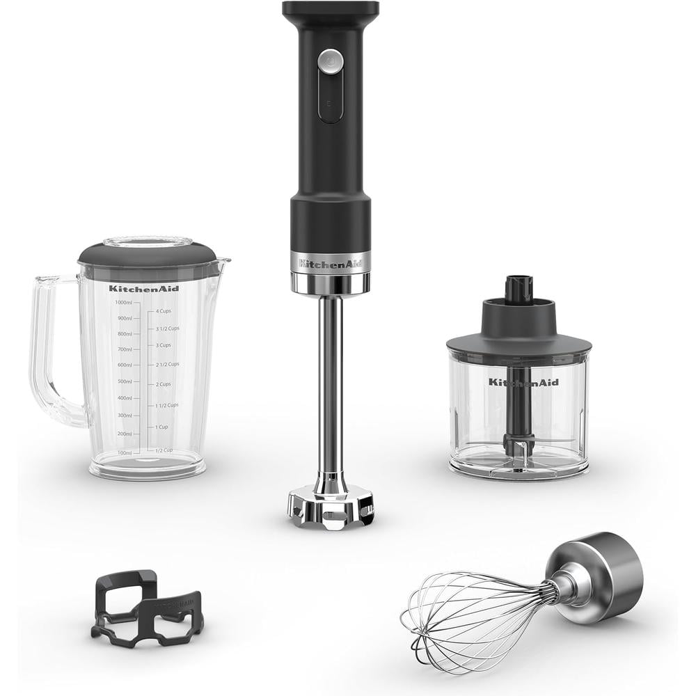 KITCHENAID, BATIDORA DE MANO INALÁMBRICA GO CON ACCESORIOS| NEGRO - 1