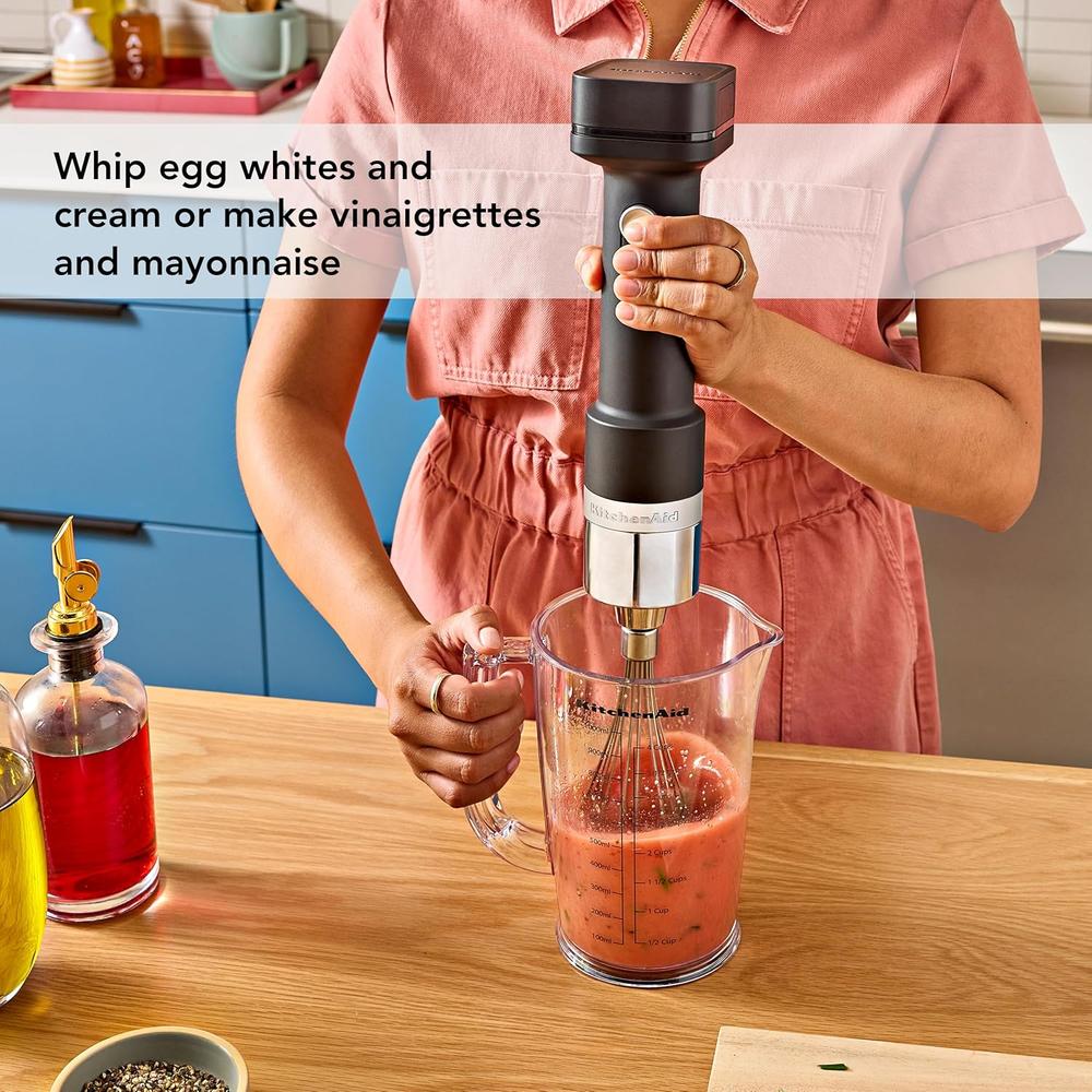KITCHENAID, BATIDORA DE MANO INALÁMBRICA GO CON ACCESORIOS| NEGRO - 5
