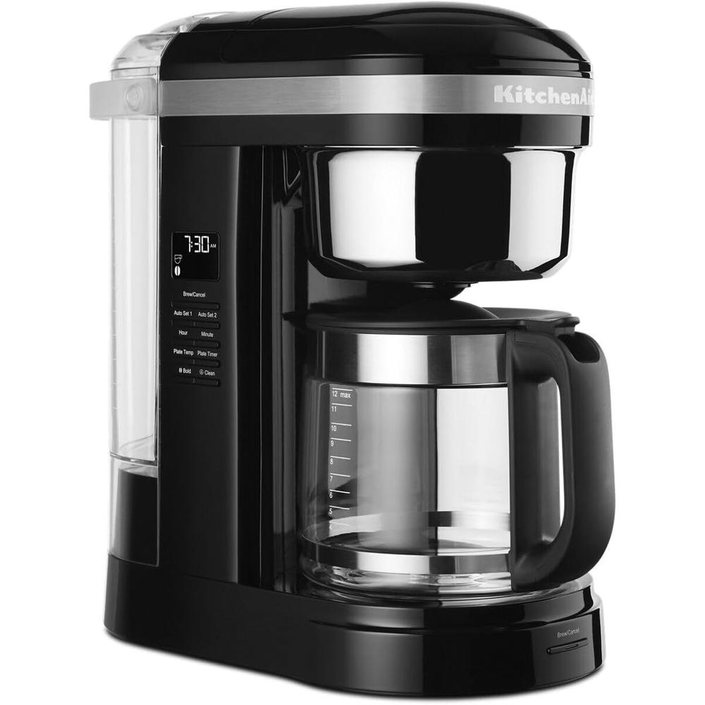 KITCHENAID, CAFETERA DE GOTEO 12 QT / 11.4 L CON PLACA CALEFACTORA | NEGRA - 1