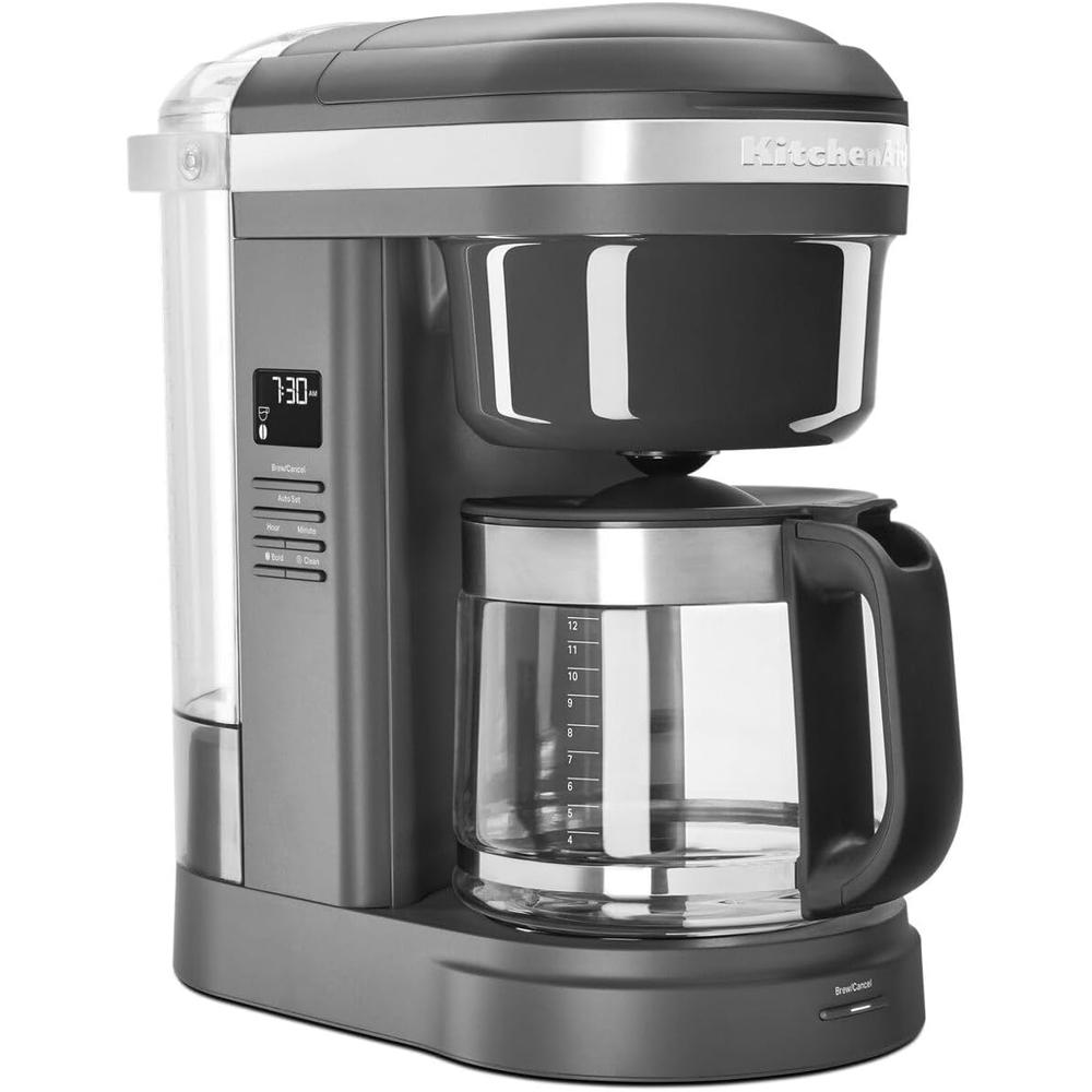 KITCHENAID, CAFETERA DE GOTEO 12 QT / 11.4 L CON CABEZAL DE DUCHA EN ESPIRAL | NEGRO - 1