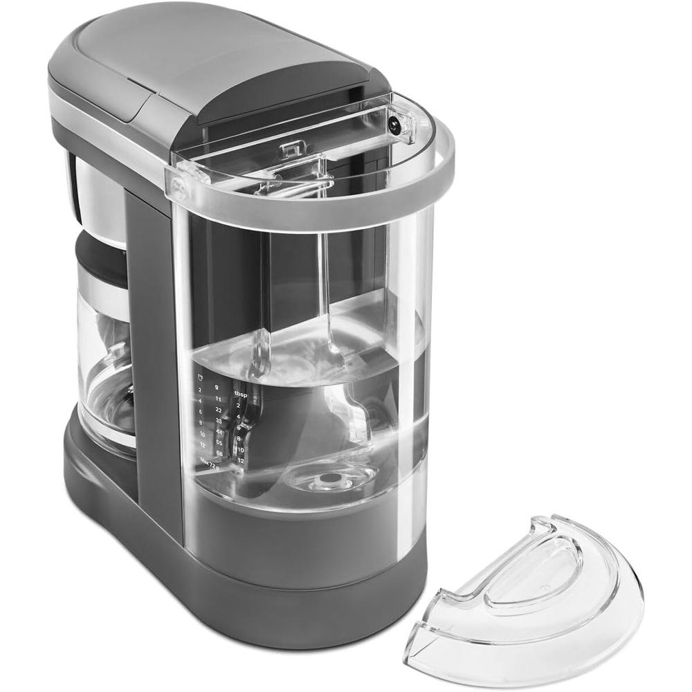 KITCHENAID, CAFETERA DE GOTEO 12 QT / 11.4 L CON CABEZAL DE DUCHA EN ESPIRAL | NEGRO - 3