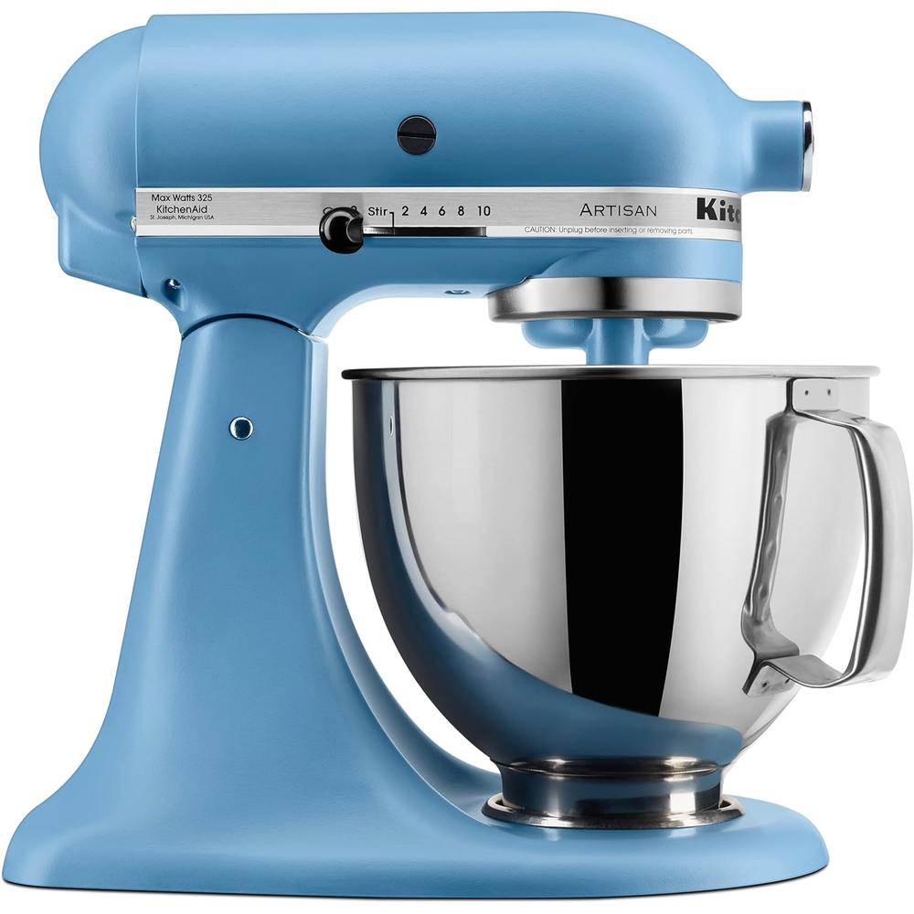 KITCHENAID KSM150PS ARTISAN, BATIDORA DE PIE 5 QT / 4.7 L CON PROTECTOR | AZUL - 1