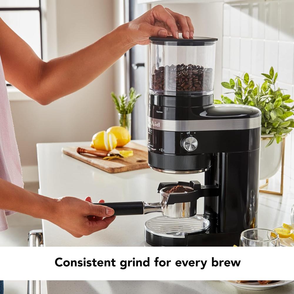 KITCHENAID KCG8433, MOLINILLO DE CAFÉ | NEGRO ÓNIX - 3