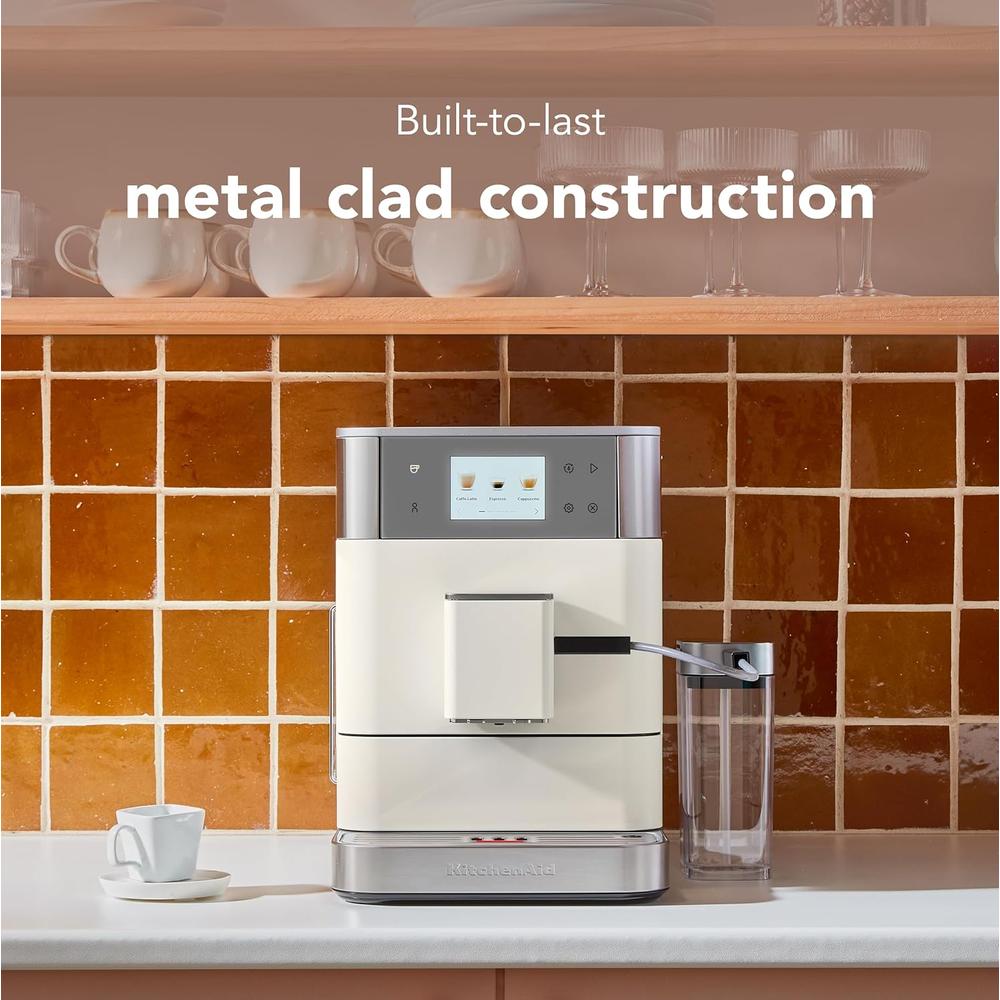 KITCHENAID, CAFETERA ESPRESSO TOTALMENTE AUTOMÁTICA KF7 | PORCELANA BLANCA - 4