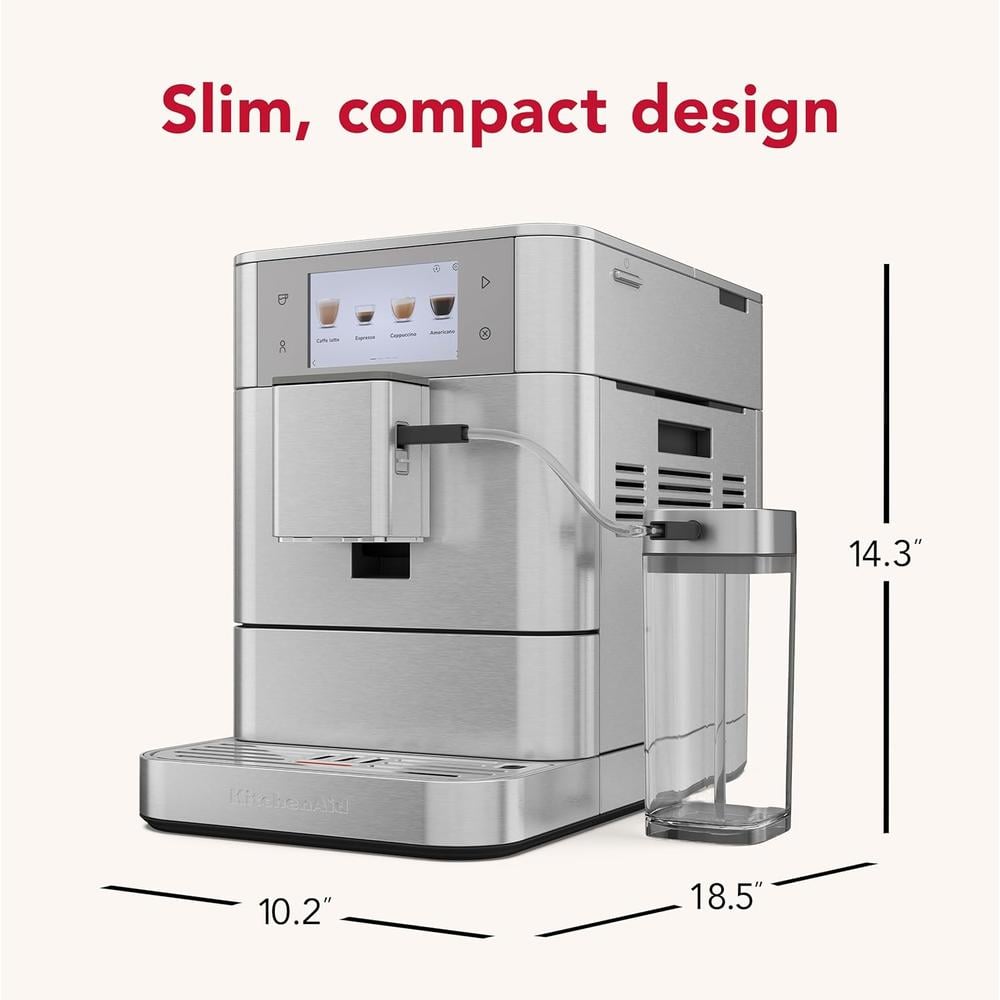 KITCHENAID, MÁQUINA DE CAFÉ ESPRESSO TOTALMENTE AUTOMÁTICA KF8 | ACERO - 2