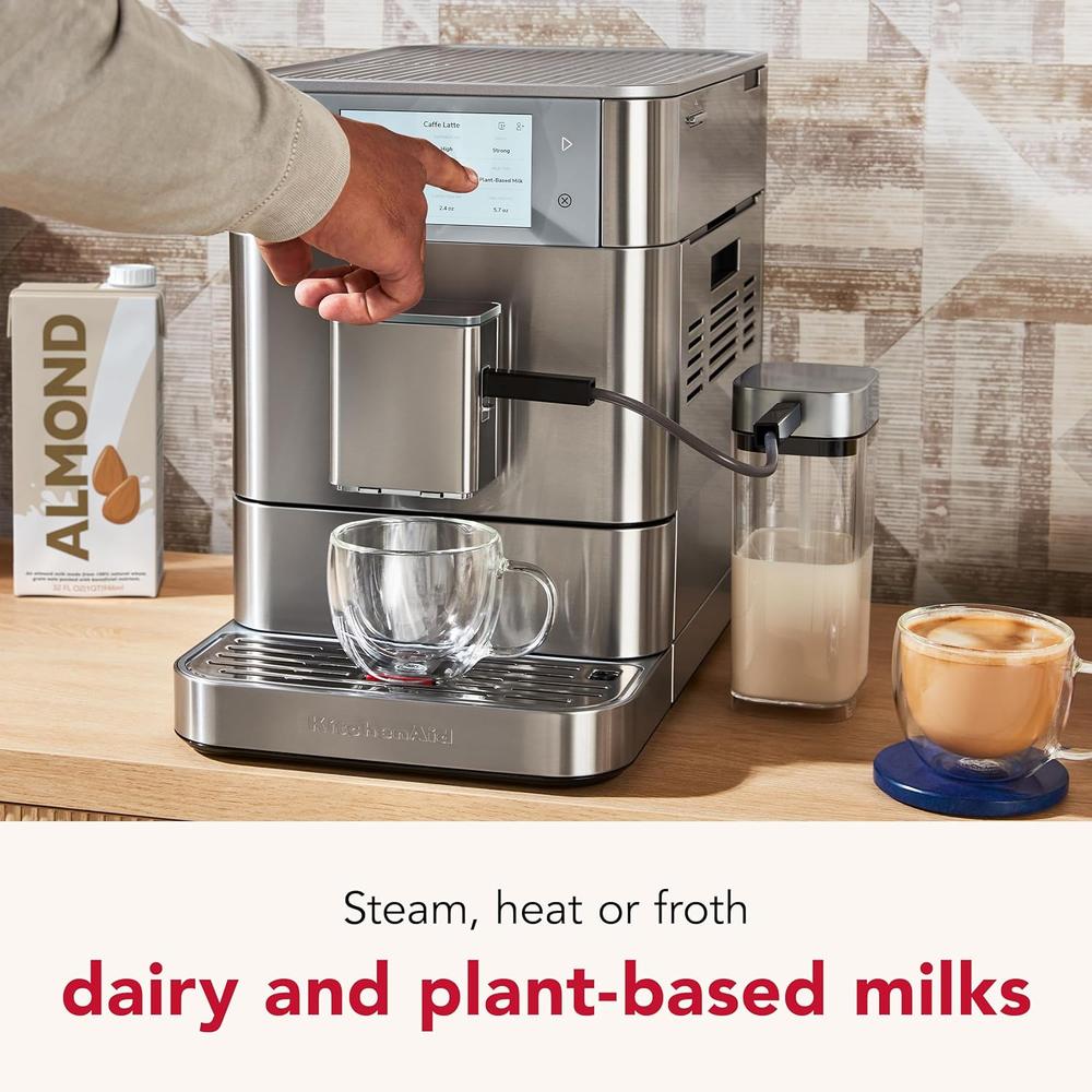 KITCHENAID, MÁQUINA DE CAFÉ ESPRESSO TOTALMENTE AUTOMÁTICA KF8 | ACERO - 5