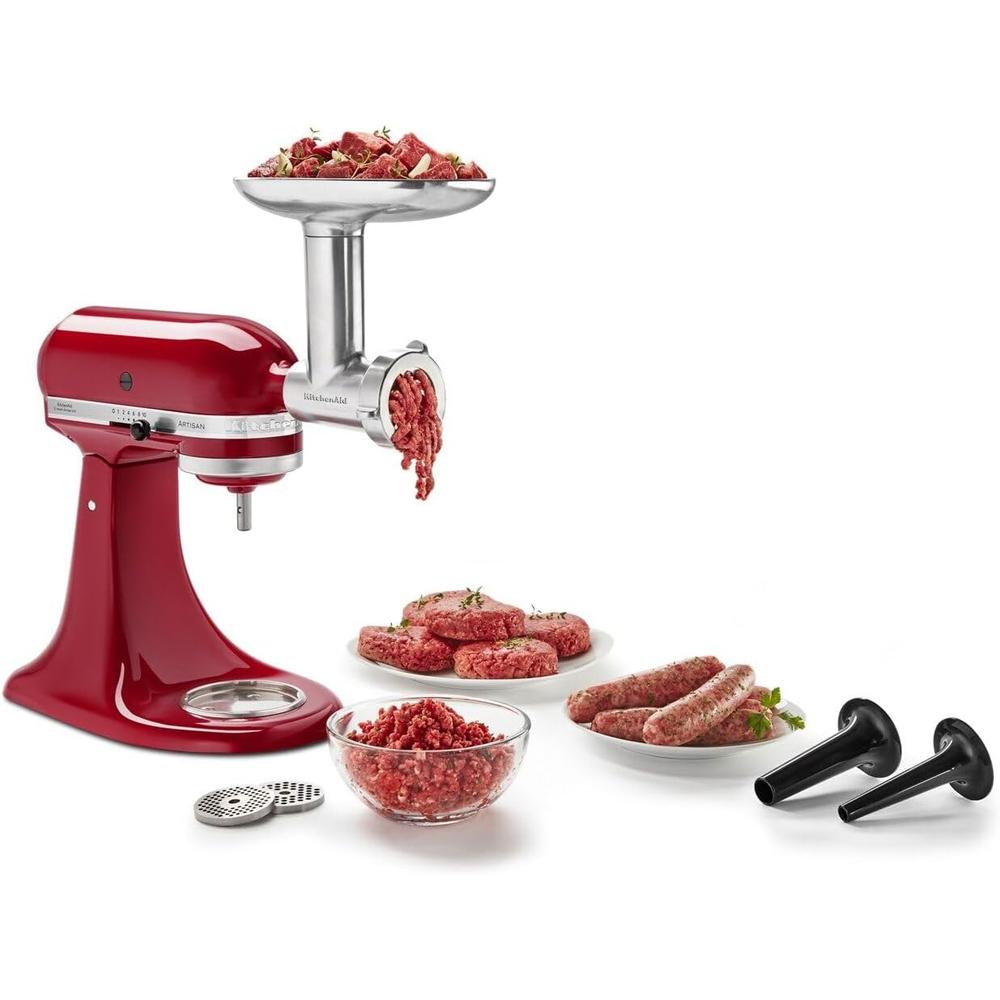 KITCHENAID KSMMGA, ACCESORIO MOLINILLO DE ALIMENTOS METÁLICO PARA BATIDORAS DE PIE - 1