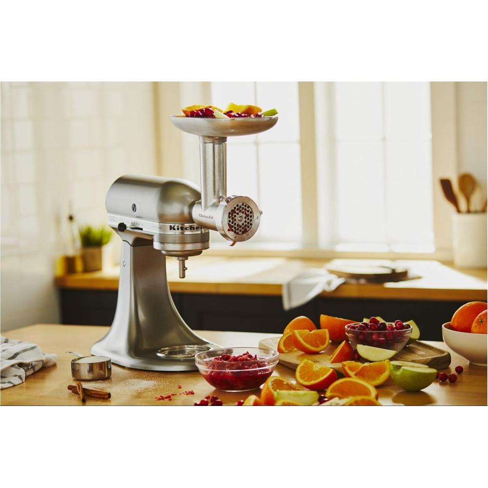 KITCHENAID KSMMGA, ACCESORIO MOLINILLO DE ALIMENTOS METÁLICO PARA BATIDORAS DE PIE - 6