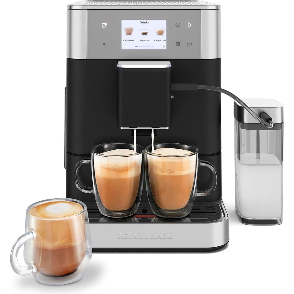 KITCHENAID, MÁQUINA DE CAFÉ ESPRESSO TOTALMENTE AUTOMÁTICA KF7 | NEGRO - 1