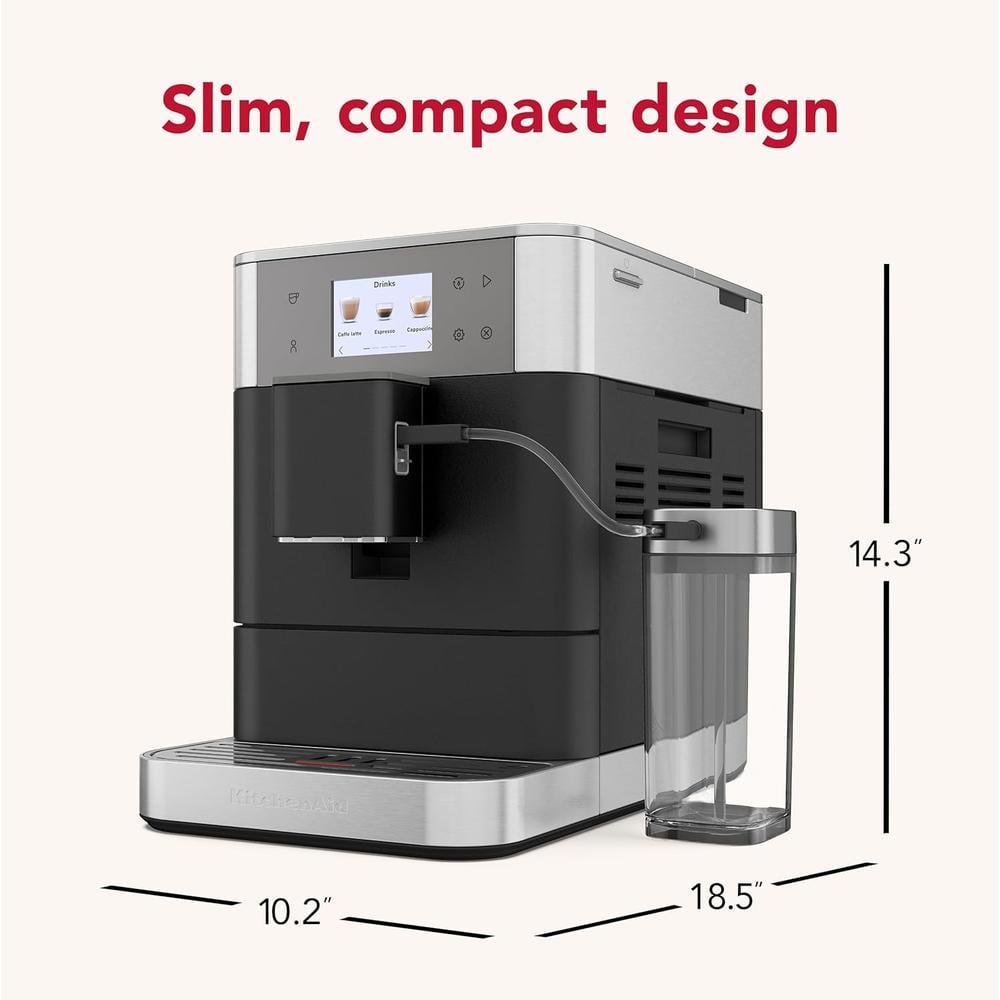 KITCHENAID, MÁQUINA DE CAFÉ ESPRESSO TOTALMENTE AUTOMÁTICA KF7 | NEGRO - 2