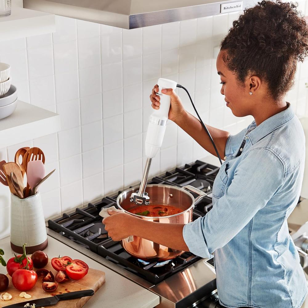 KITCHENAID KHBV53, BATIDORA DE MANO CON CABLE VELOCIDAD VARIABLE | BLANCA - 4