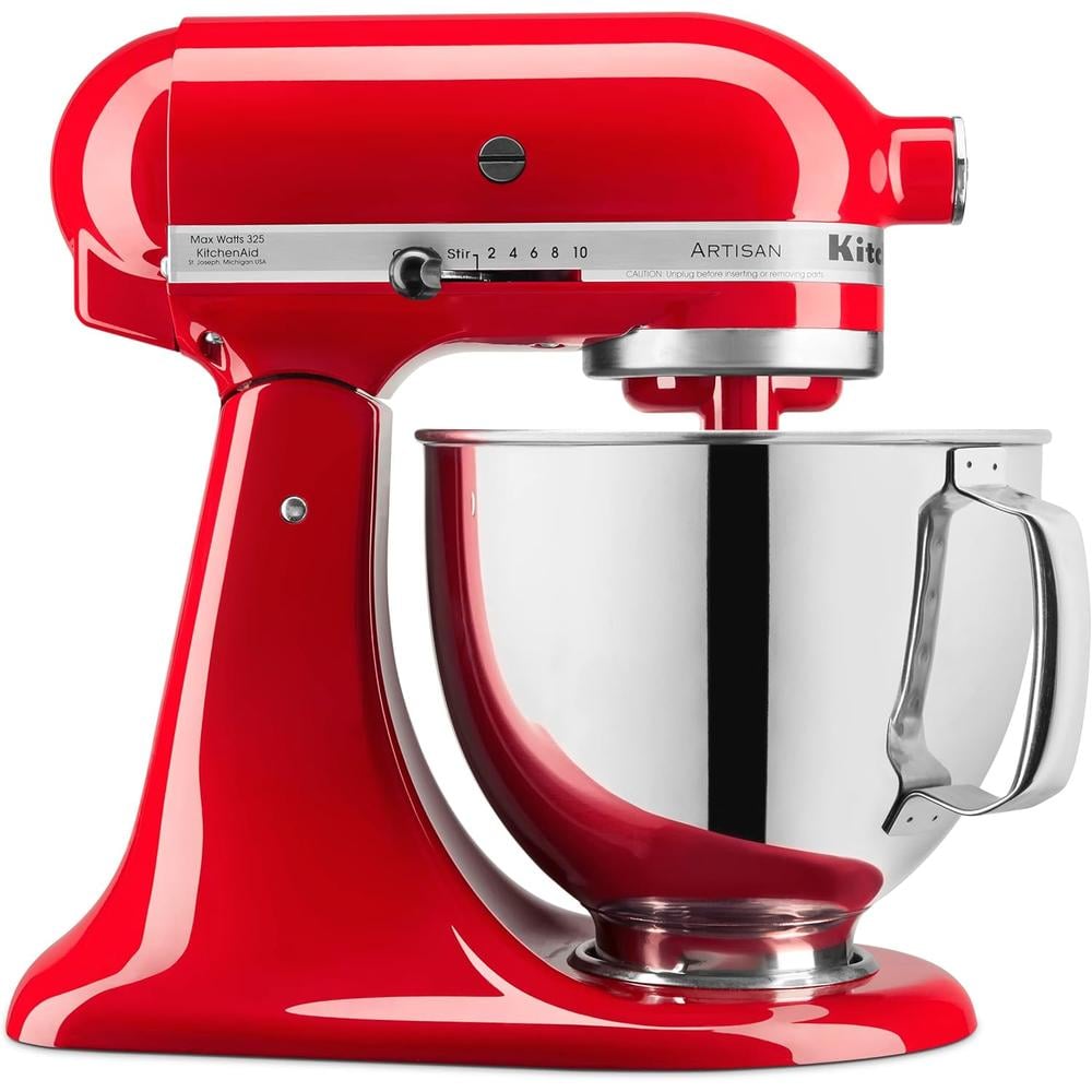 KITCHENAID, BATIDORA DE PIE ARTISAN SERIES 5 QT CABEZAL INCLINABLE | ROJO - 1