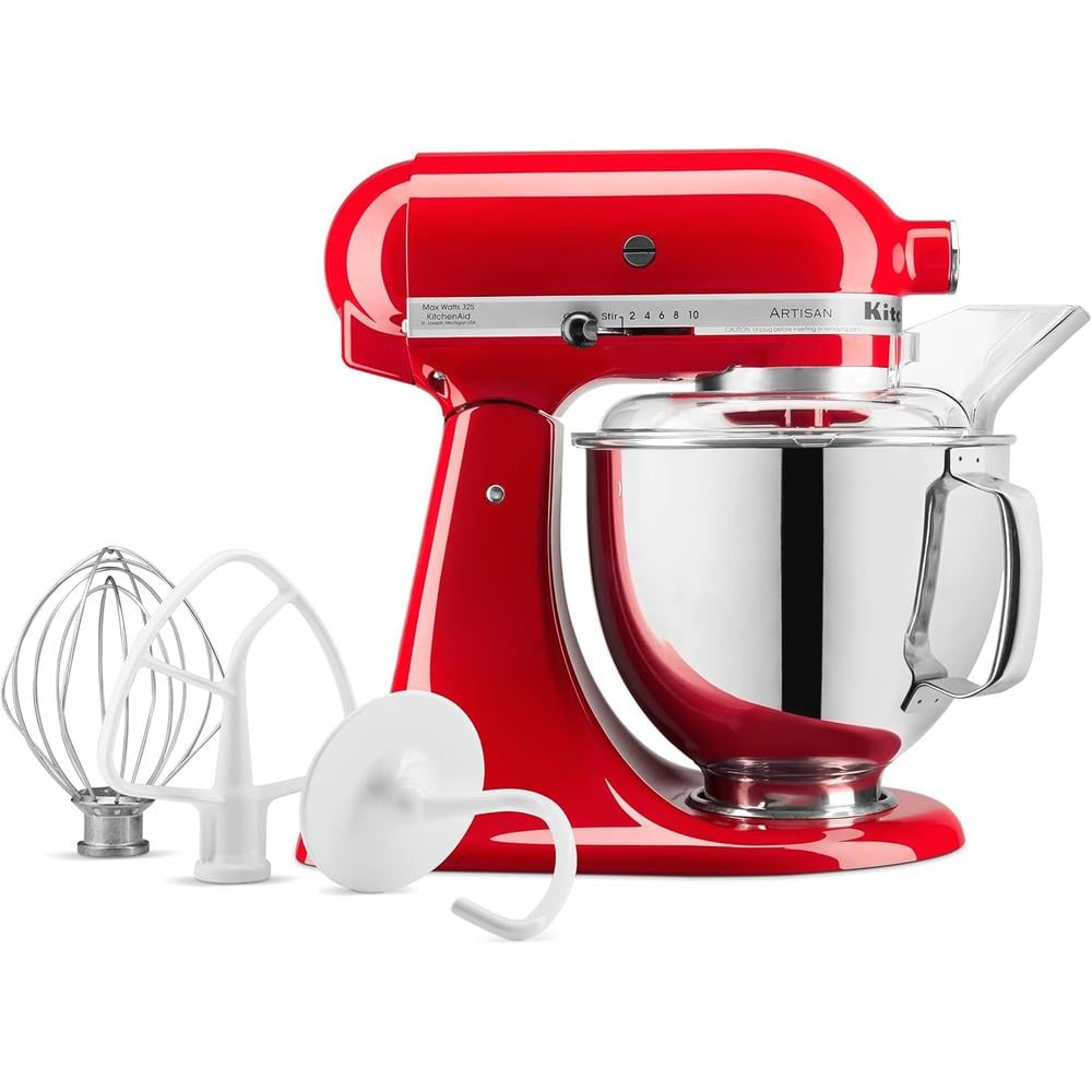 KITCHENAID, BATIDORA DE PIE ARTISAN SERIES 5 QT CABEZAL INCLINABLE | ROJO - 5