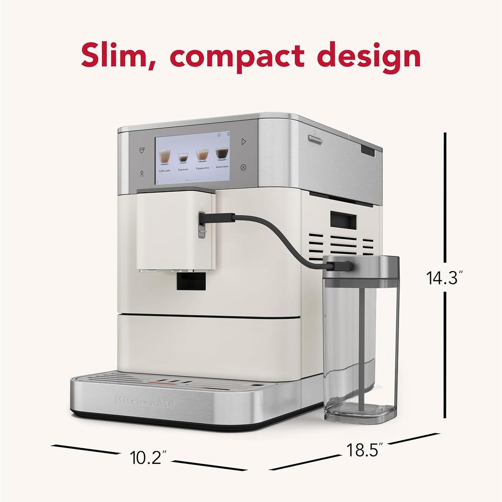 KITCHENAID, MÁQUINA DE CAFÉ ESPRESSO TOTALMENTE AUTOMÁTICA KF8 | BLANCO - 2