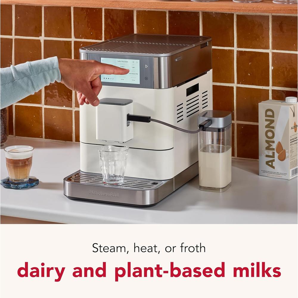 KITCHENAID, MÁQUINA DE CAFÉ ESPRESSO TOTALMENTE AUTOMÁTICA KF8 | BLANCO - 5