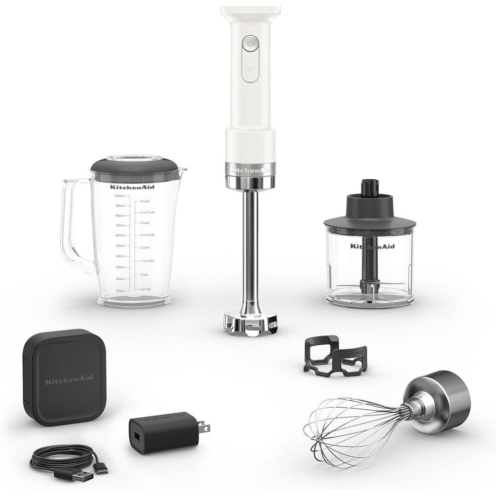 KITCHENAID, BATIDORA DE MANO GO CON ACCESORIOS (BATERÍA INCLUIDA) | BLANCO - 1
