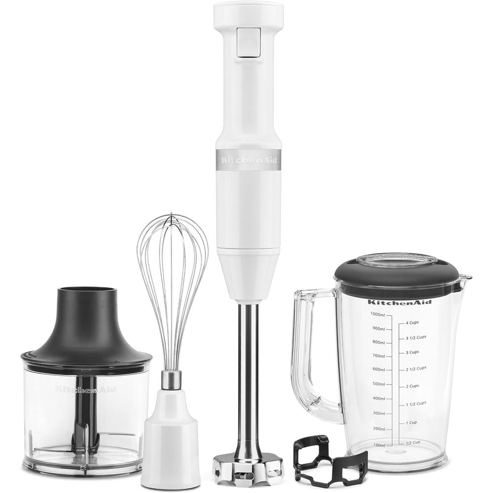 KITCHENAID KHBV83WH, BATIDORA DE MANO CON CABLE Y ACCESORIOS | BLANCO - 1