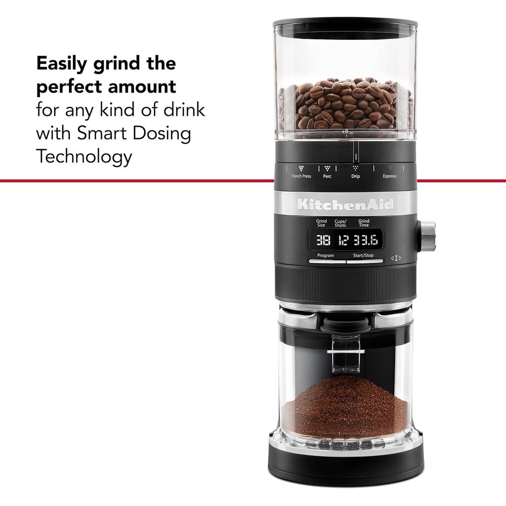 KITCHENAID KCG8433, MOLINILLO DE CAFÉ | NEGRO MATE - 2