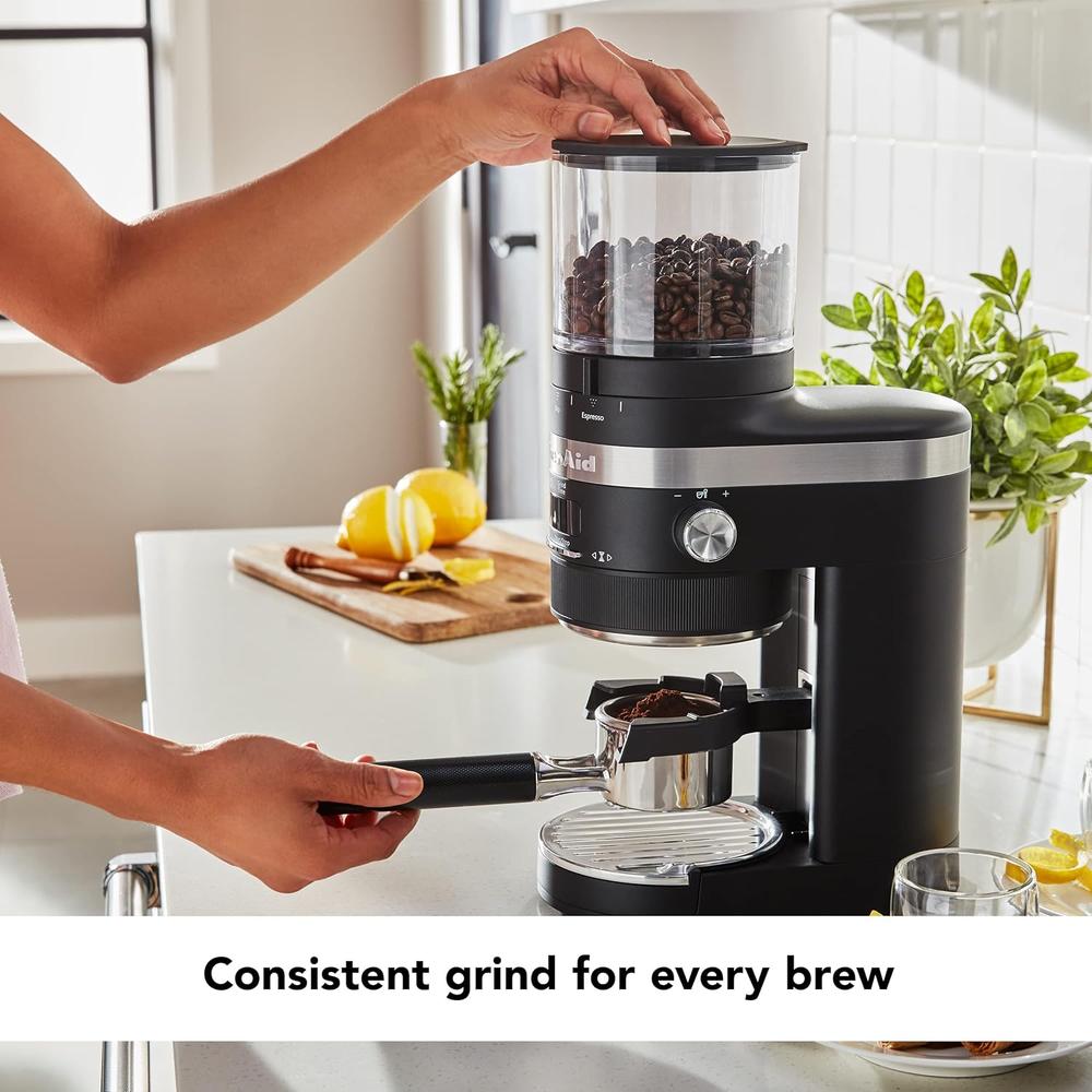 KITCHENAID KCG8433, MOLINILLO DE CAFÉ | NEGRO MATE - 3
